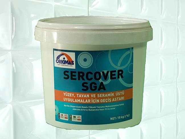 SERCOVER SGA - Seramik Üstü Uygulamalar İçin Yüzey Geçiş Astarı